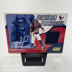 DeAndre Hopkins 2021 Score 2013 Freshman Flashbacks Jersey Patch #FF20 Texans